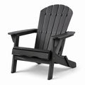 Chaise Adirondack en bois composite noir