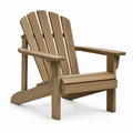 Chaise Adirondack en bois de chêne pour extérieur