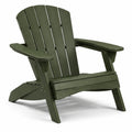 Chaise Adirondack en bois composite vert